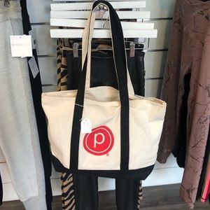 Canvas tote with Pure Barre logo!